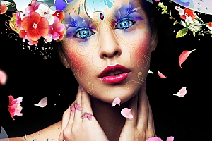 人物封面创意合成