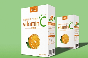维生素c泡腾片包装设计欣赏