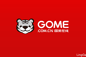电商LOGO动物园又添新成员:国美在线新LOGO-小虎登场