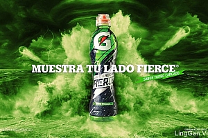 国外运动型饮料佳得乐(Gatorade)系列平面设计