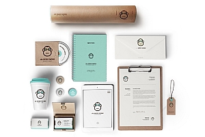 VI智能模板贴图设计欣赏-提供样机下载