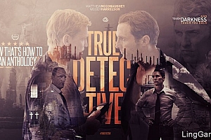 美剧《真探》电影人物宣传海报设计作品