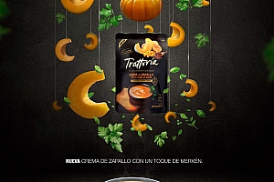 两款美食Trattoria创意设计海报-南瓜-西红柿