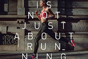 国外adidas runners运动系列海报设计