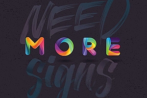 国外设计师Chi Margo手绘字体设计作品分享