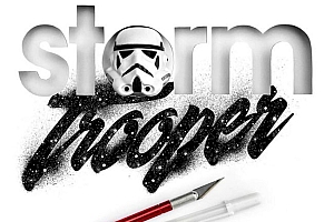 美国设计师Juantastico超酷的手工艺术字体设计作品