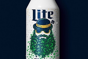 国外Miller Lite啤酒圣帕特里克节限量版包装设计