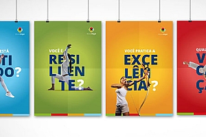 巴西设计师Jade Nadaf运动主题简约海报设计