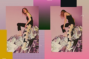 国外女装服饰海报排版设计作品