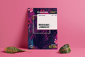 REGGAE JUNGLE摇滚乐队活动海报设计