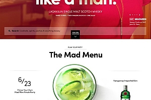 奶茶网站设计-美食网站