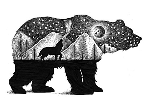 Thiago Bianchini点阵式艺术插画设计