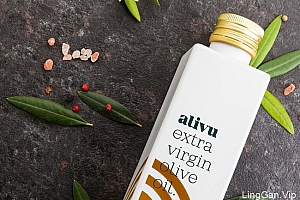 Alivu特级初榨橄榄油包装设计