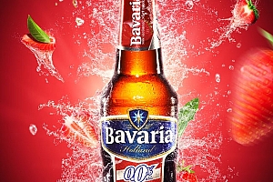 Bavaria果味啤酒系列视觉海报设计