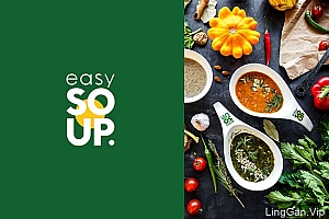 EASY SOUP健康快餐连锁店视觉识别设计