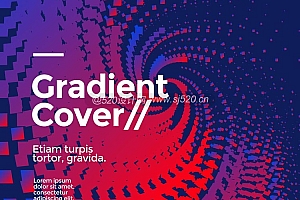 25款炫彩几何流体渐变创意海报设计(附AI源文件下载)