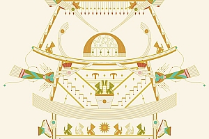 美好治愈!12款极富越南传统特色的插画海报设计