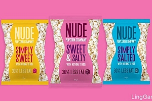 国外The Nude爆米花软包装设计鉴赏