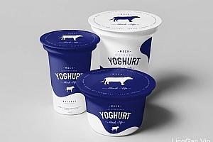 英国yogurt86设计工作室酸奶包装模版设计分享