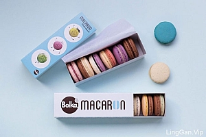 小清新版的Bolka马卡龙包装设计