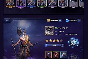 BATTLE THE LAST 游戏人物装备UI设计分享