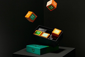 国外精美的T2Tea系列茶包装设计分享