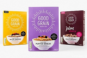 国外Good Grain健康谷物早餐包装设计