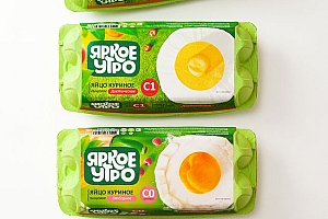 国外“Bright Morning”主题创意鸡蛋包装设计