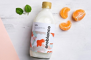 国外Oroblanco益生菌乳制品精美包装设计作品