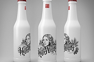 国外Heidi Weisse小麦啤酒精美包装设计作品