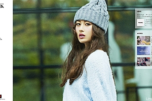 国外MODEA北海道札幌模特网站设计