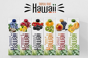 国外精美的Hawaii果汁包装设计