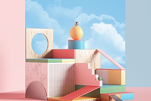 C4D场景建模设计欣赏