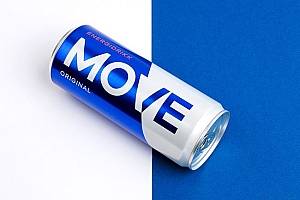 Move能量饮料易拉罐包装设计欣赏