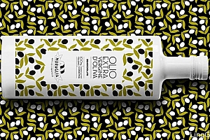 漂亮的Essenza Apulian初榨橄榄油包装设计