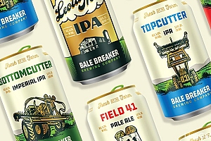 美国Bale Breaker啤酒包装设计