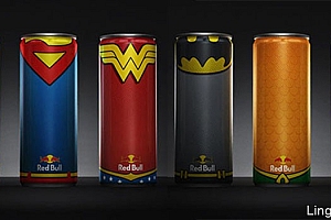 美国红牛能量饮料包装设计