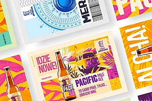 Artezan啤酒瓶贴和包装设计