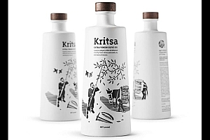 精美的Kritsa特级初榨橄榄油包装欣赏