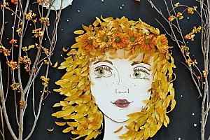 15幅花卉艺术创意插画设计作品