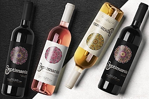 Septimania葡萄酒瓶贴设计欣赏