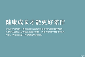 灵跃动幼犬狗粮——河北徐桂亮品牌设计