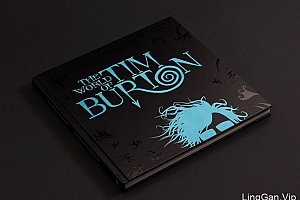 黑色风格TIM BURTON介绍蒂姆·波顿的目录画册设计