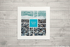 介绍一本小清新版的摄影主题方版画册模版设计