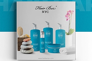 国外Hair Care NYC头发护理产品画册设计作品