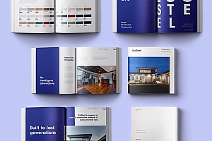 EcoSteel建筑公司画册设计欣赏