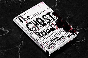《The Ghost Road》恐怖故事书封面设计