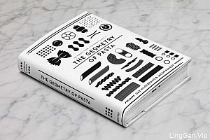 意大利面食几何学书籍设计