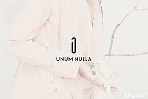 一套国外UNUM NULLA女性服装品牌VI形象设计(上)
