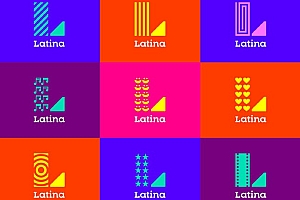 国外Latina TV电视台新版品牌形象设计